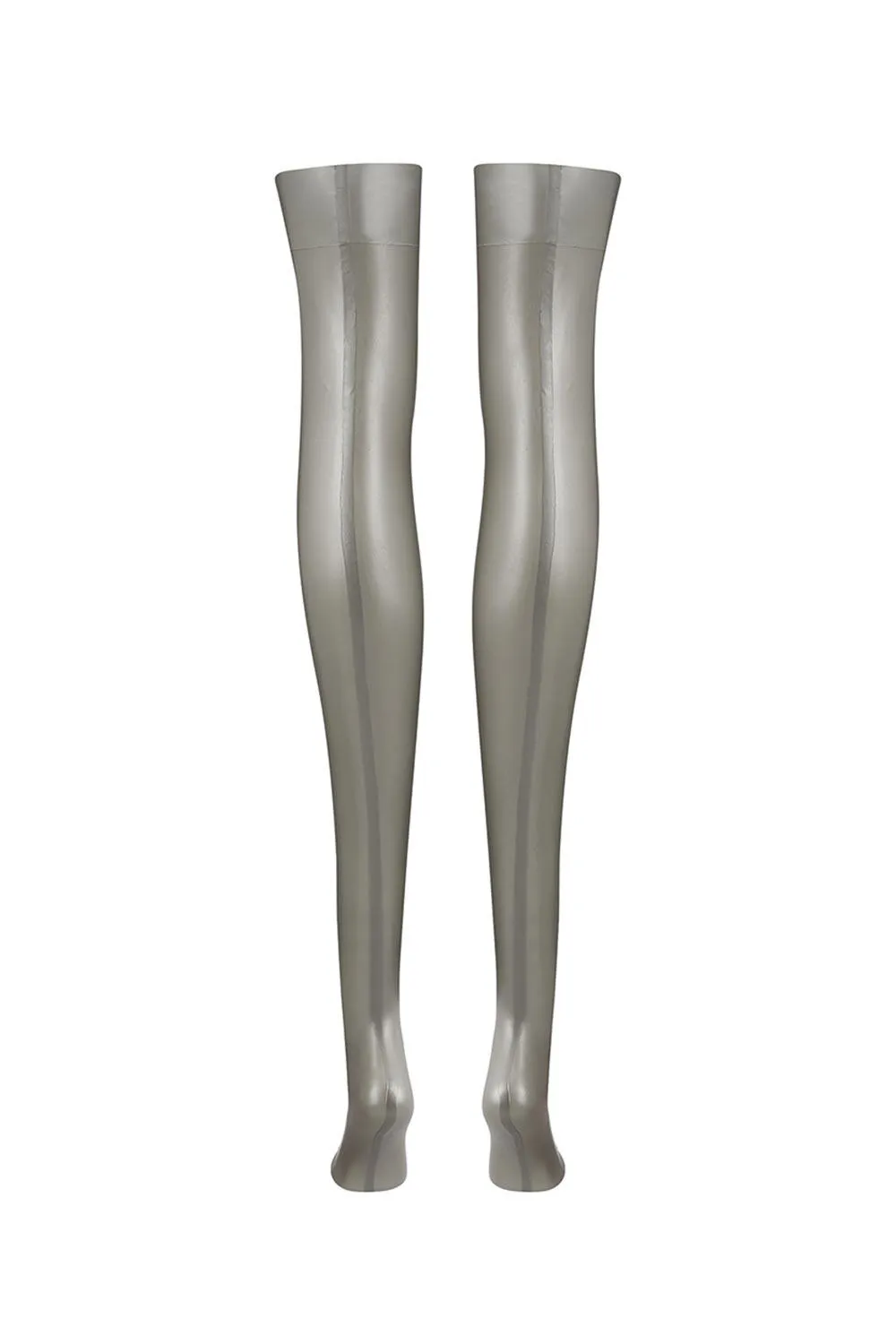 Sigma Silver Latex Stockings