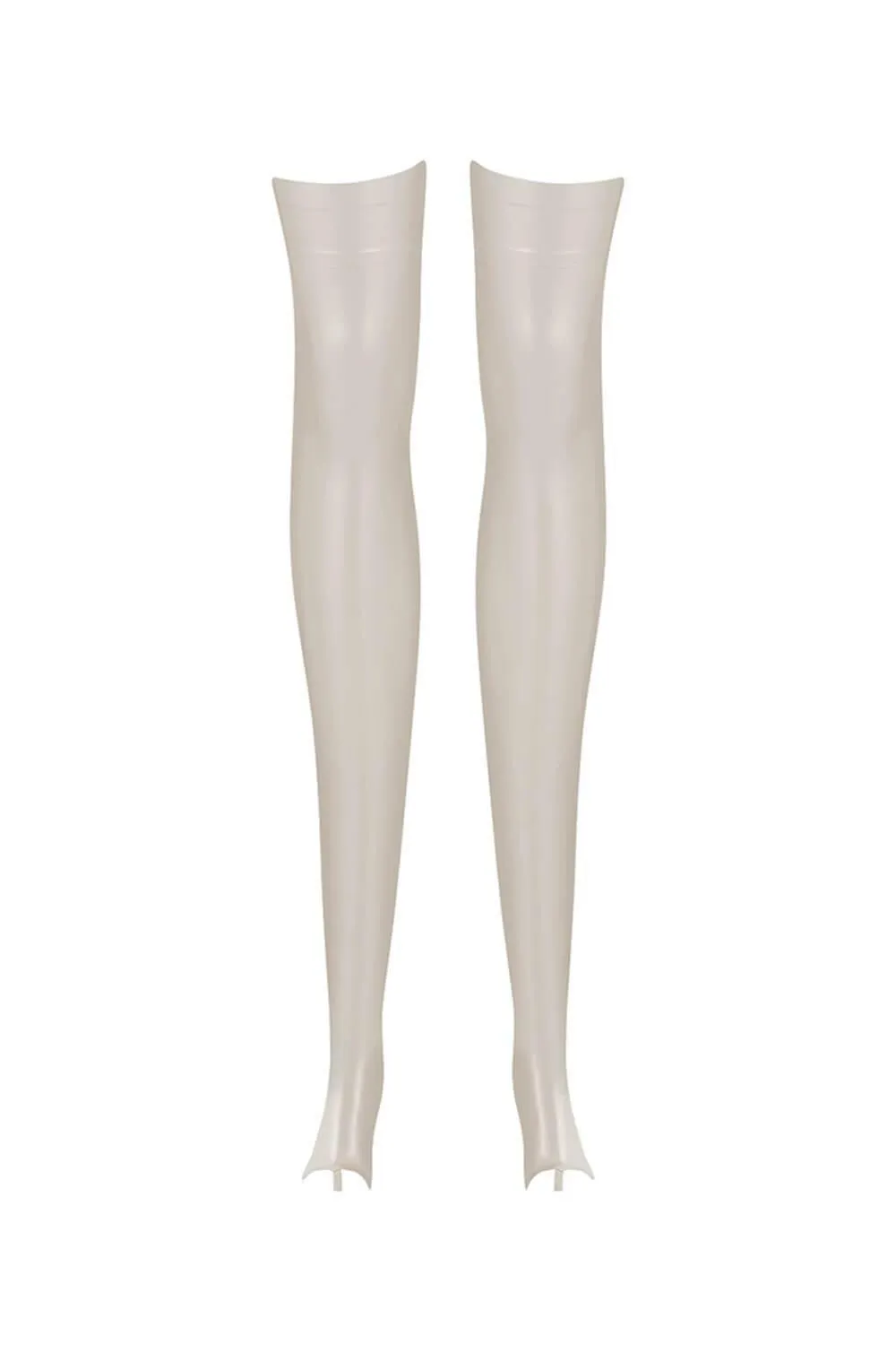 Sigma White Ivory Latex Stockings