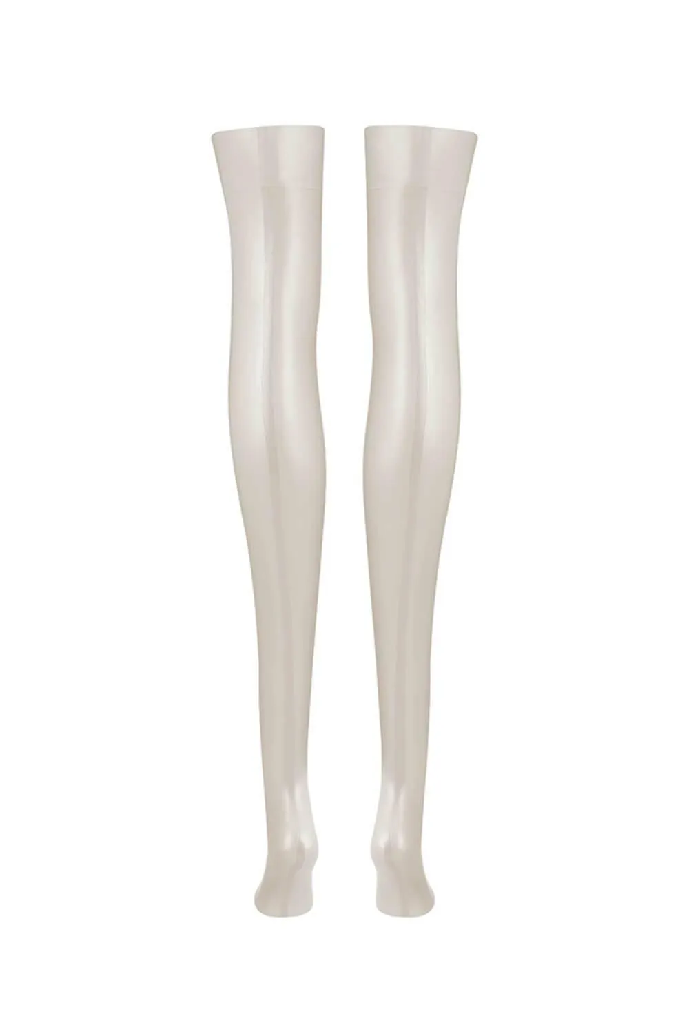 Sigma White Ivory Latex Stockings