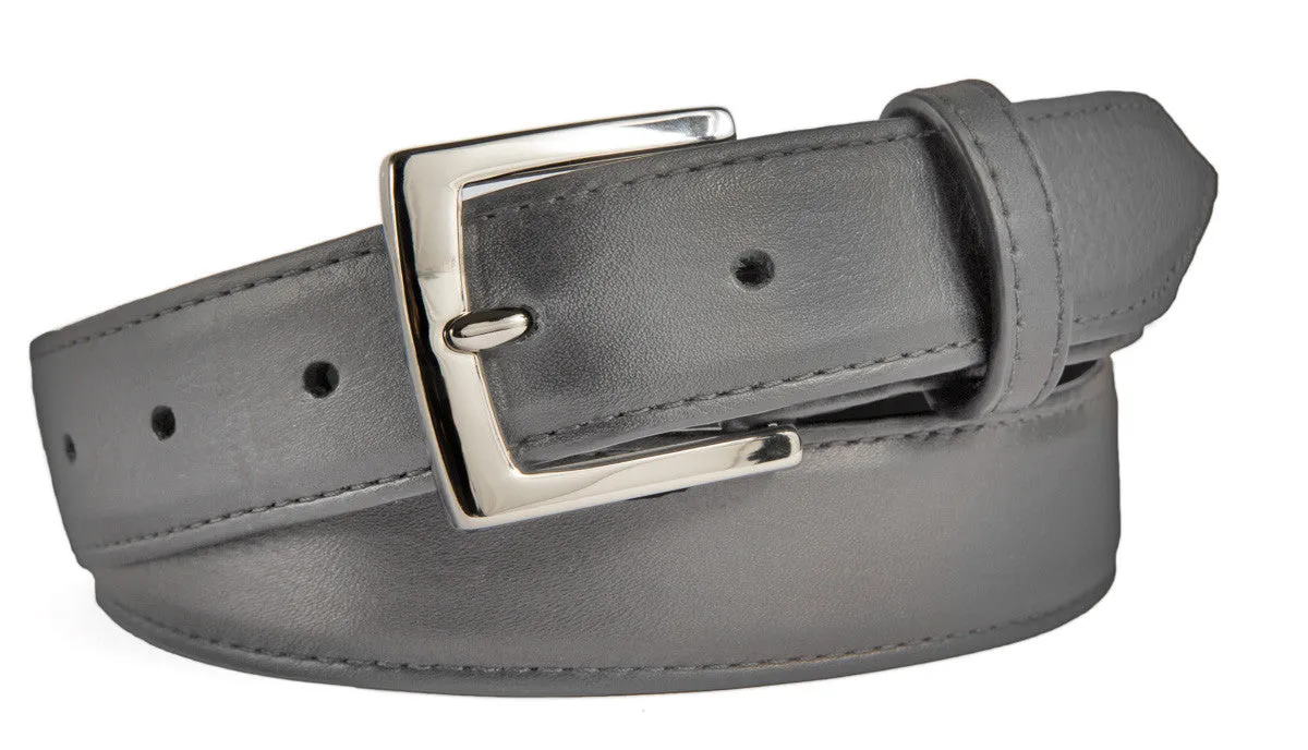 Signature Belt, (1.25") Shiny Silver Buckle