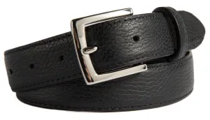 Signature Belt, (1.25") Shiny Silver Buckle