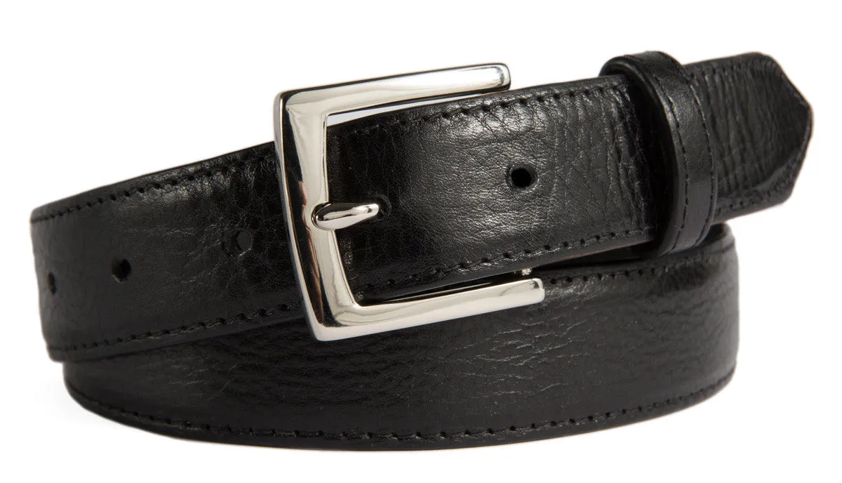 Signature Belt, (1.25") Shiny Silver Buckle