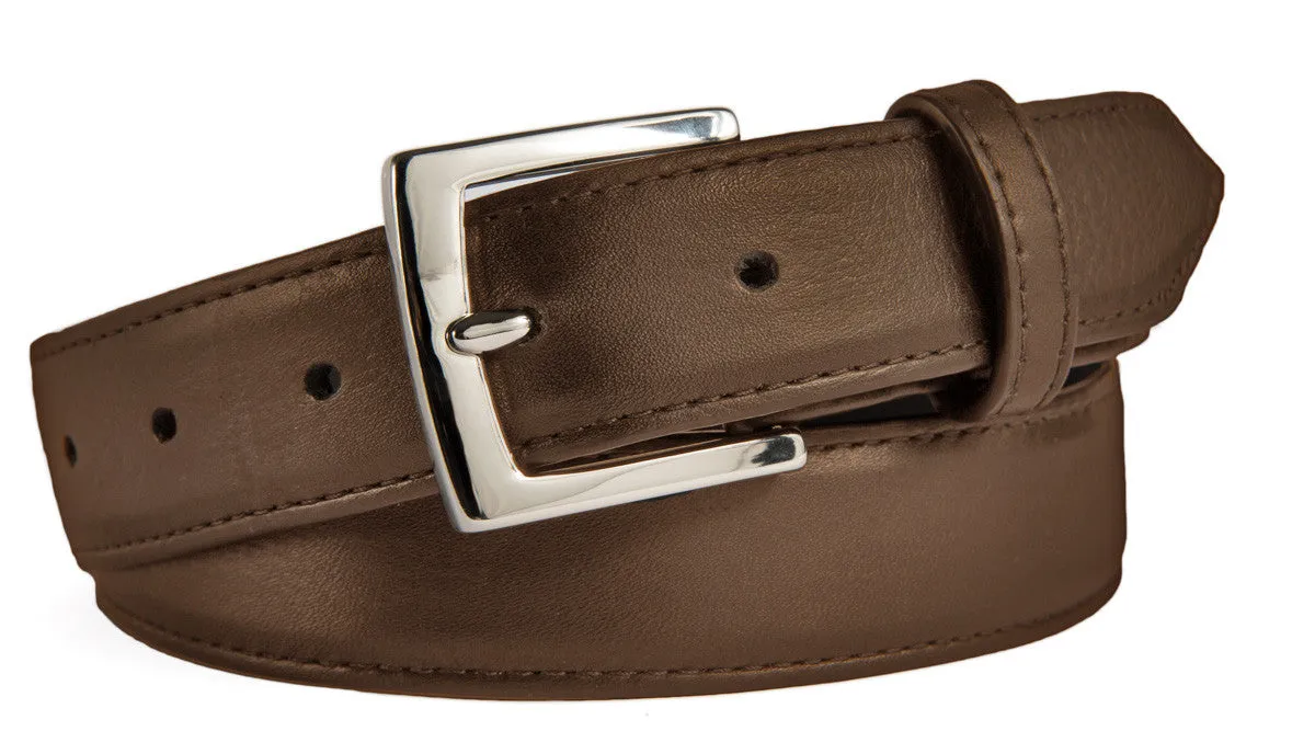 Signature Belt, (1.25") Shiny Silver Buckle