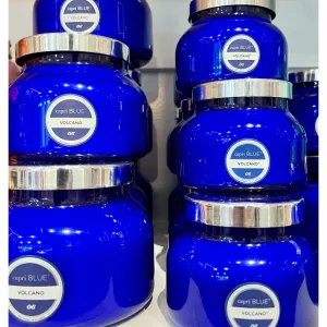 Signature Blue Volcano Candle