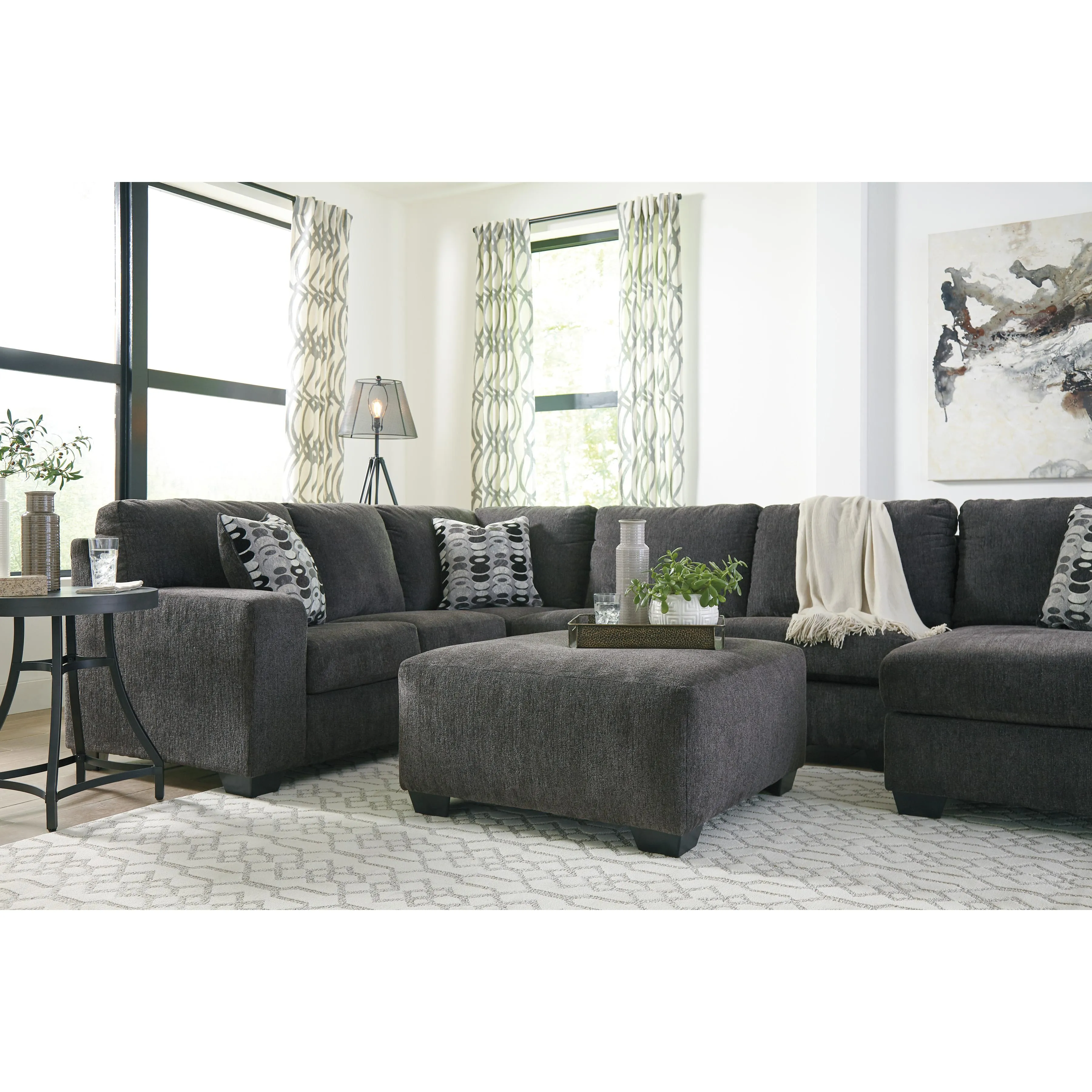 Signature Design by Ashley Ballinasloe Fabric 3 pc Sectional 8070366/8070334/8070317