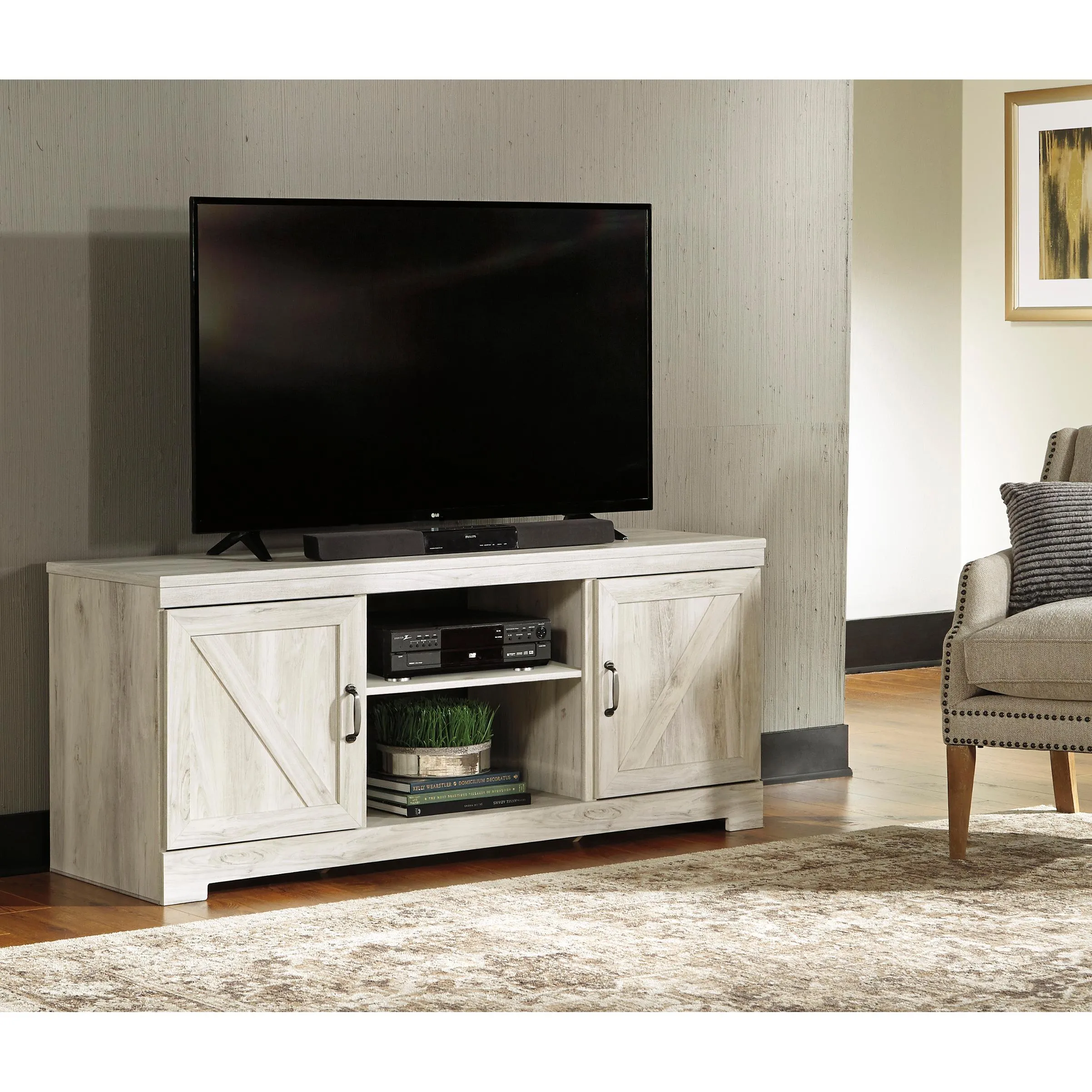 Signature Design by Ashley Bellaby TV Stand with Cable Management W331-68