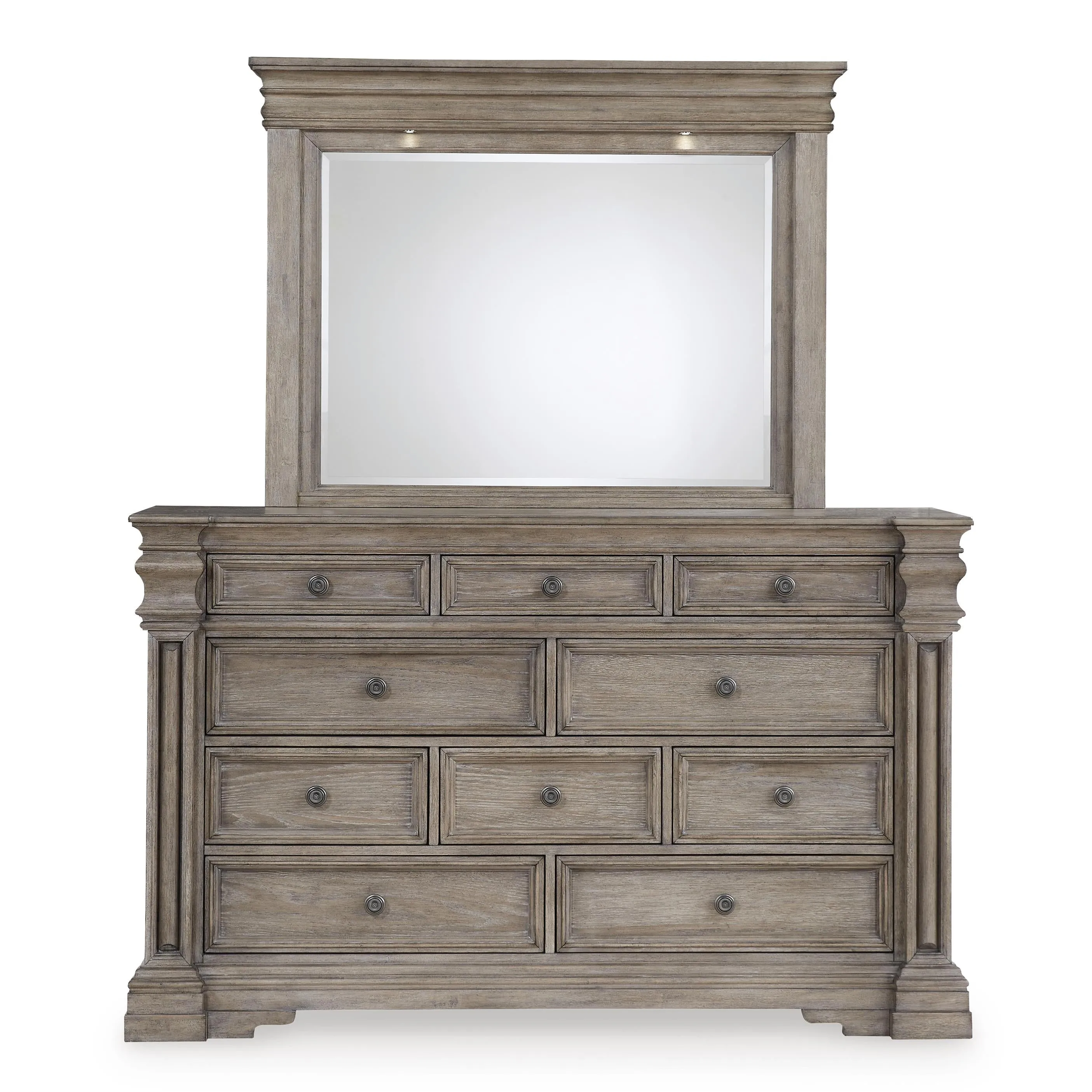 Signature Design by Ashley Blairhurst 10-Drawer Dresser with Mirror B916-31/B916-36