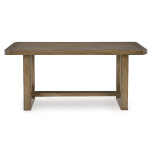 Signature Design by Ashley Cabalynn Counter Height Dining Table with Trestle Base D974-13