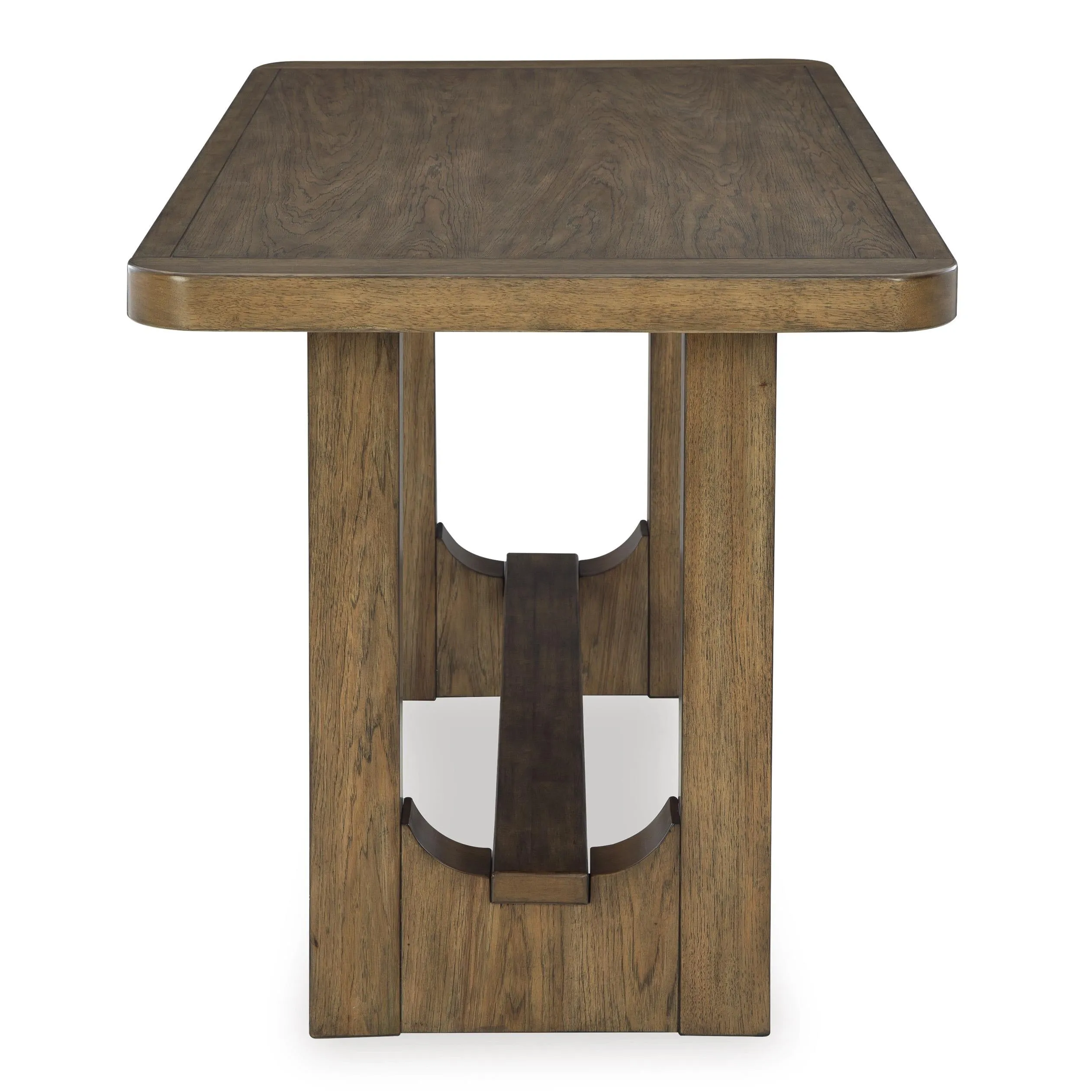 Signature Design by Ashley Cabalynn Counter Height Dining Table with Trestle Base D974-13