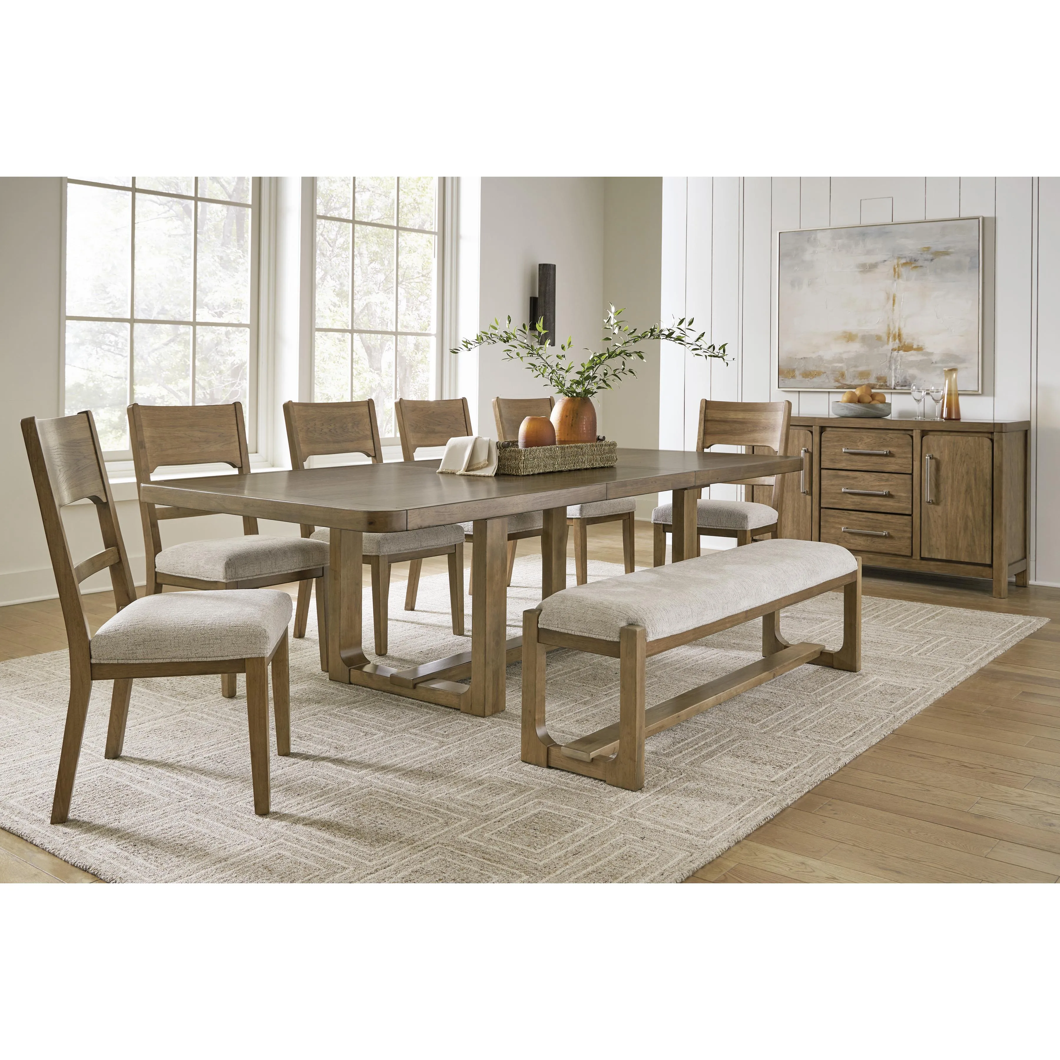 Signature Design by Ashley Cabalynn D974 9 pc Dining Set