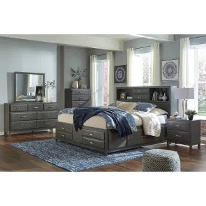 Signature Design by Ashley Caitbrook B476B16 6 pc King Bookcase Storage Bedroom Set