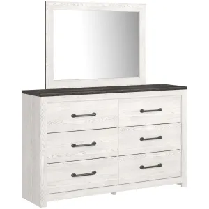 Signature Design by Ashley Gerridan 6-Drawer Dresser with Mirror B1190-31/B1190-36