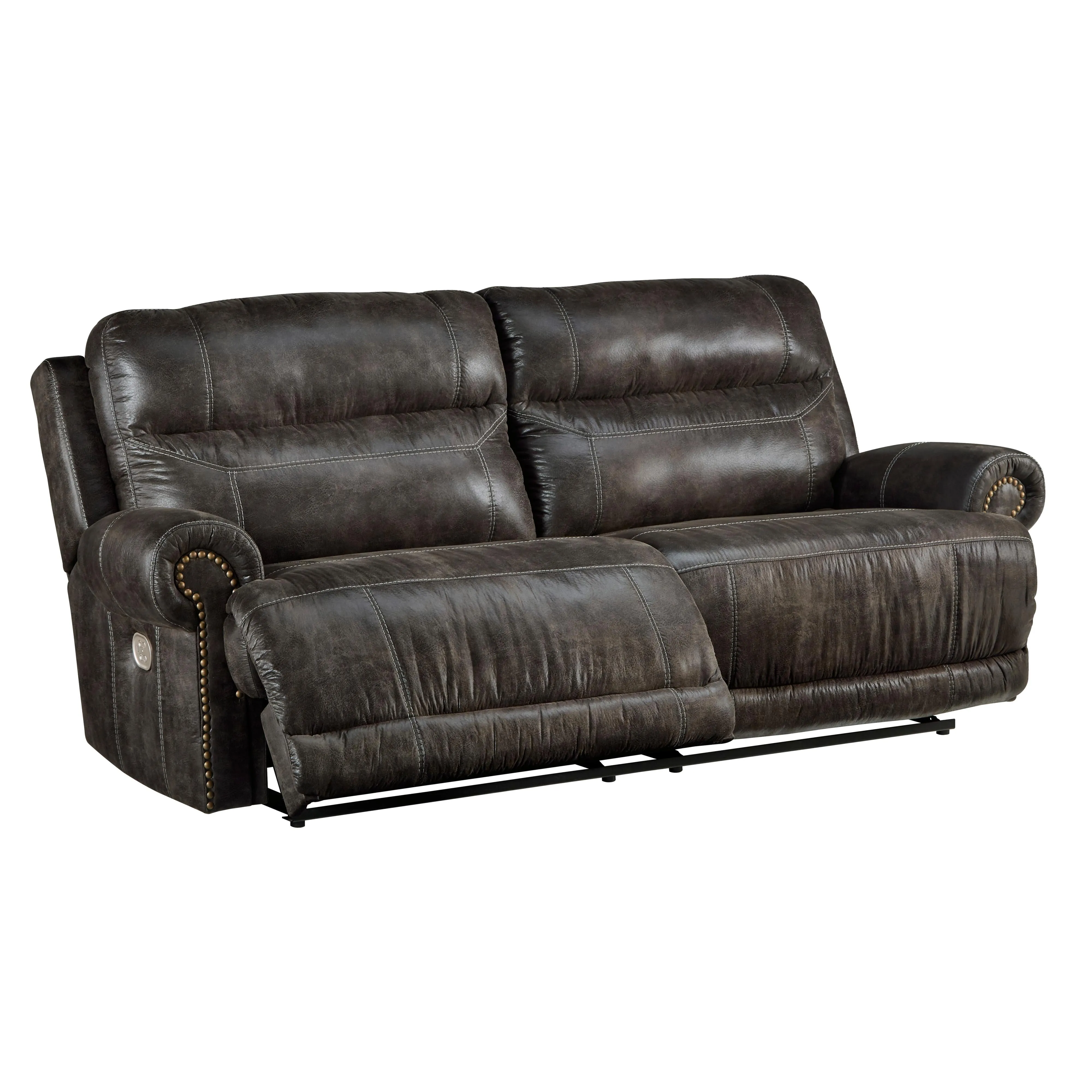 Signature Design by Ashley Grearview Power Reclining Leather Look Sofa 6500547