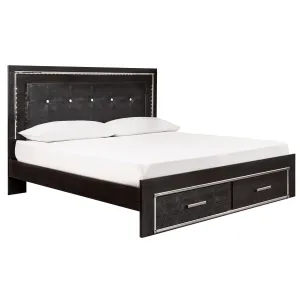 Signature Design by Ashley Kaydell King Upholstered Panel Bed with Storage B1420-58/B1420-56S/B1420-95/B100-14