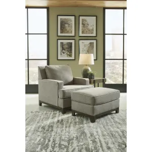 Signature Design by Ashley Kaywood Stationary Fabric Chair with Ottoman 5630314/5630320