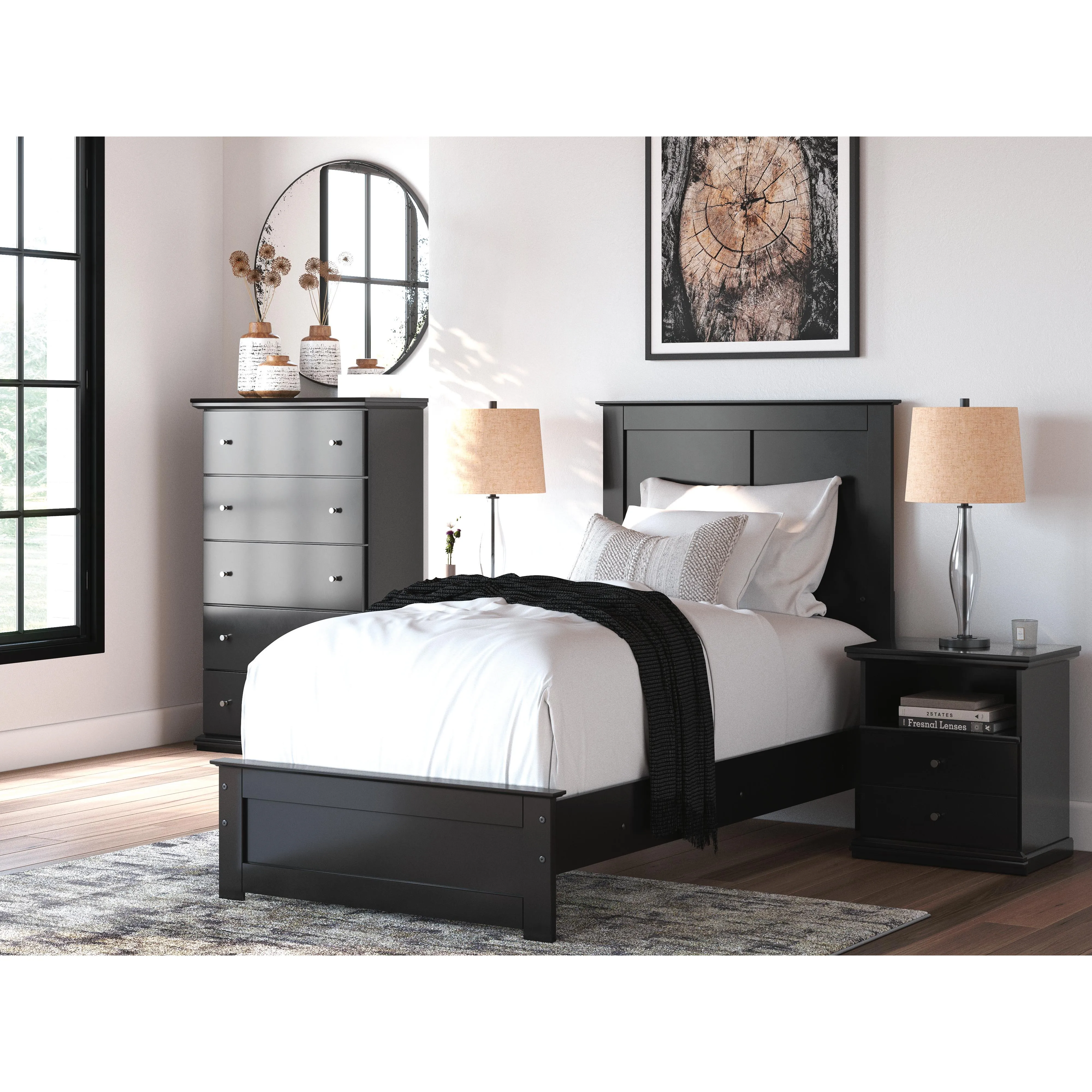 Signature Design by Ashley Maribel Twin Panel Bed B138-153/B138-183