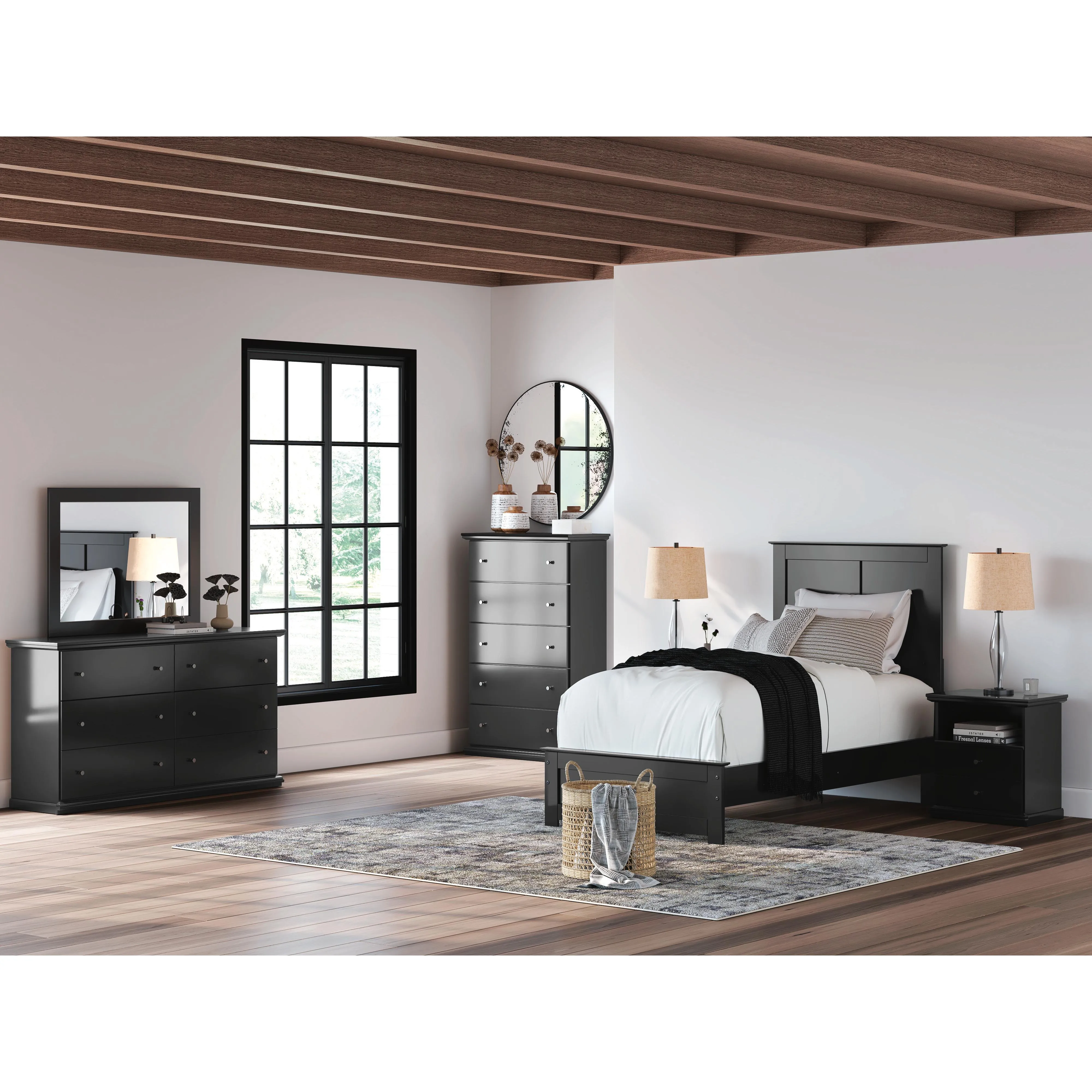 Signature Design by Ashley Maribel Twin Panel Bed B138-153/B138-183