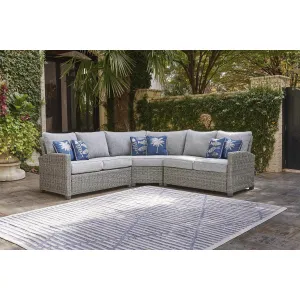 Signature Design by Ashley Naples Beach P439P1 3 pc Outdoor Sectional