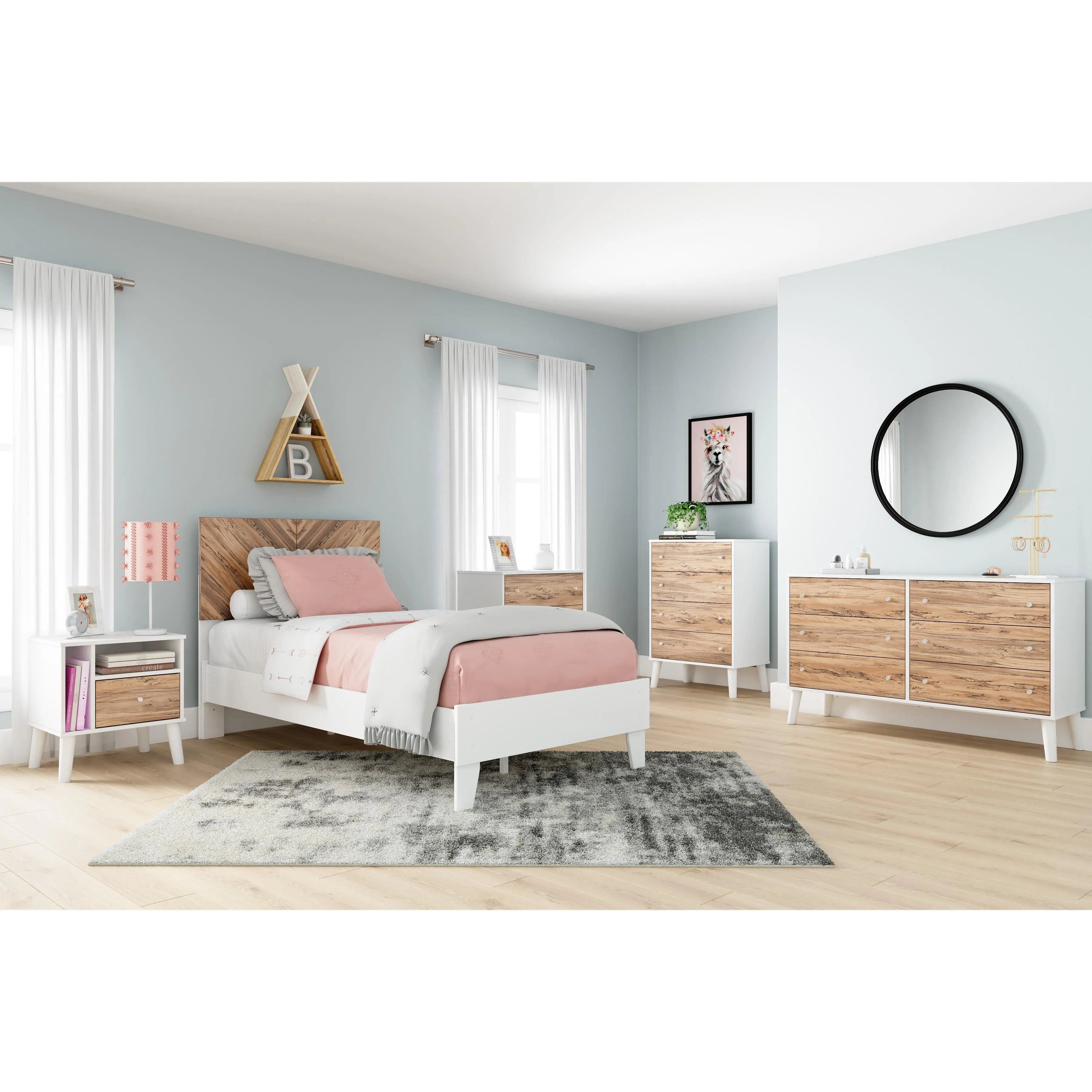 Signature Design by Ashley Piperton EB1221-111 Twin Platform Bed