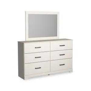 Signature Design by Ashley Stelsie 6-Drawer Dresser with Mirror B2588-31/B2588-36