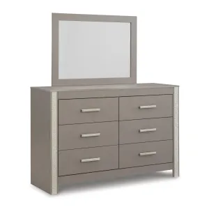 Signature Design by Ashley Surancha 6-Drawer Dresser with Mirror B1145-231/B1145-36