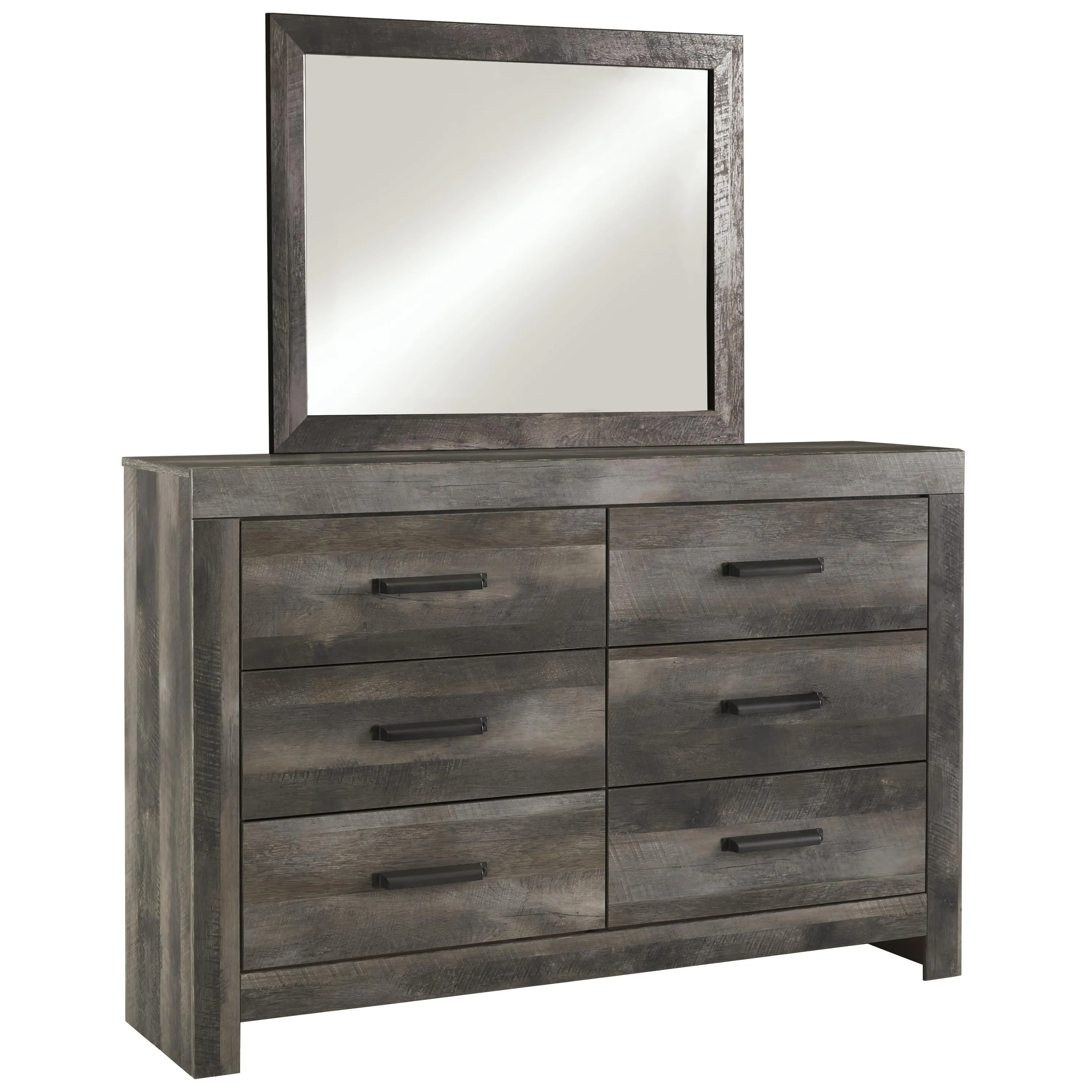 Signature Design by Ashley Wynnlow 6-Drawer Dresser with Mirror B440-31/B440-36