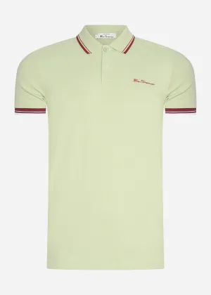 Signature polo - pistachio