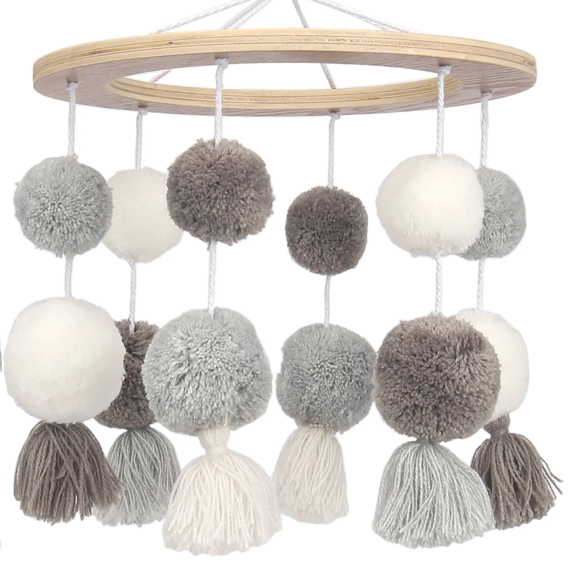 Signature Pom Pom Musical Baby Crib Mobile