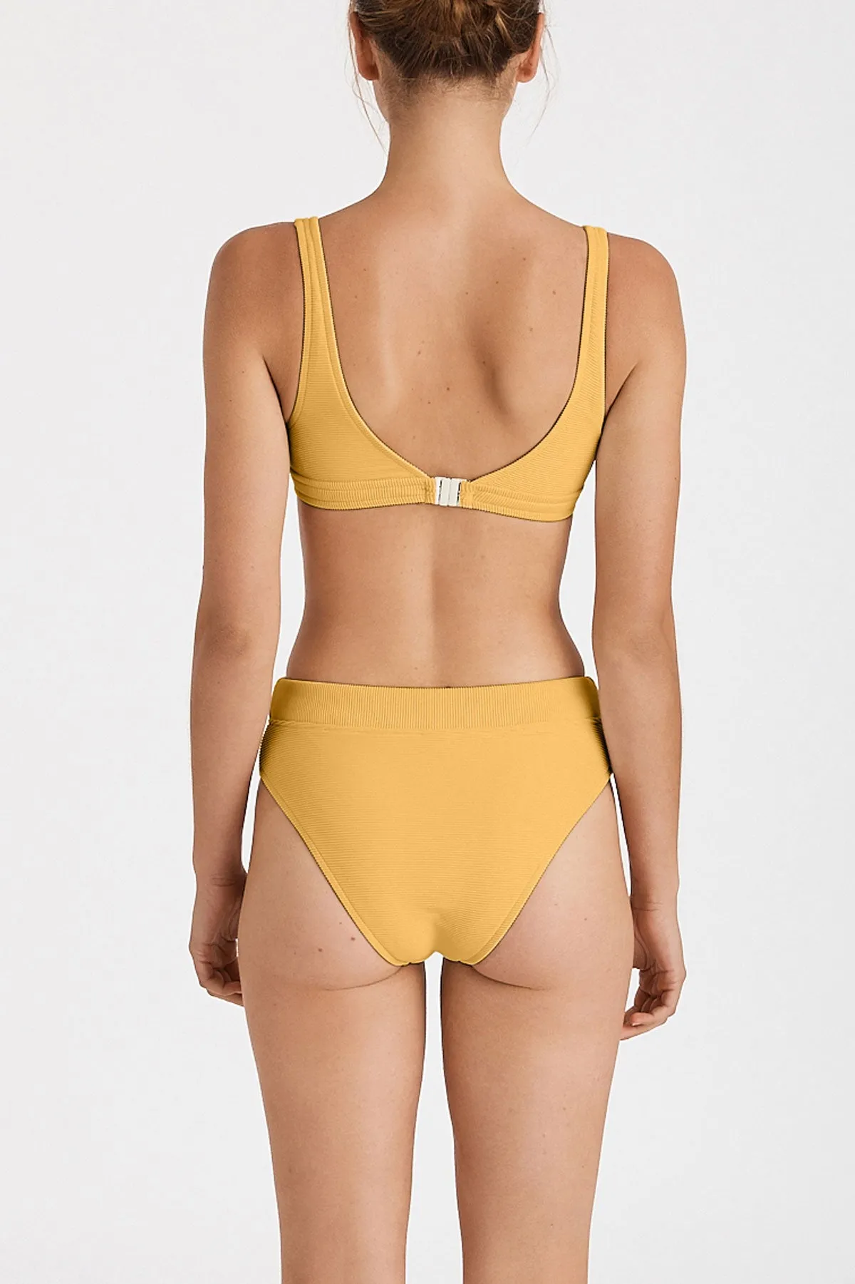 Signature Waistband Bralette Top - Mango