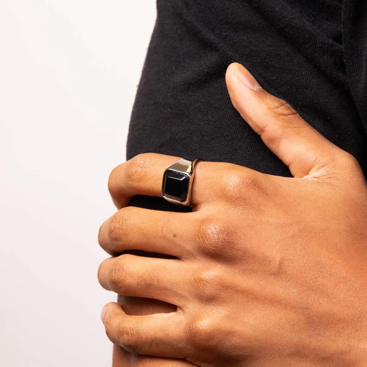 Signet Ring with Onyx