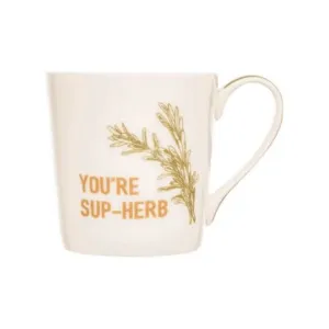 Siip Green Sup-Herb Cone Mug