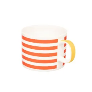 Siip Red Horizontal Stripe Short Mug