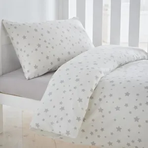 Silentnight Safe Nights Duvet Set - Grey Star