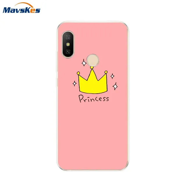 Silicone Case For Xiaomi Mi A2 Case Cover for Xiaomi Mi A2 Lite Case Soft TPU Pattern phone Case on Xiaomi MiA2 lite Redmi 6 Pro