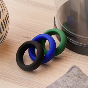 Silicone Cock Ring Trio by Je Joue