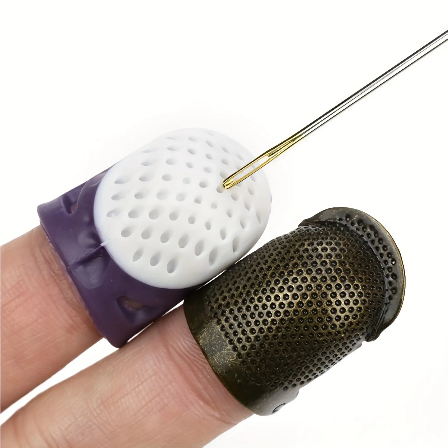 Silicone Thimble Finger Protector for Sewing and DIY Crafting