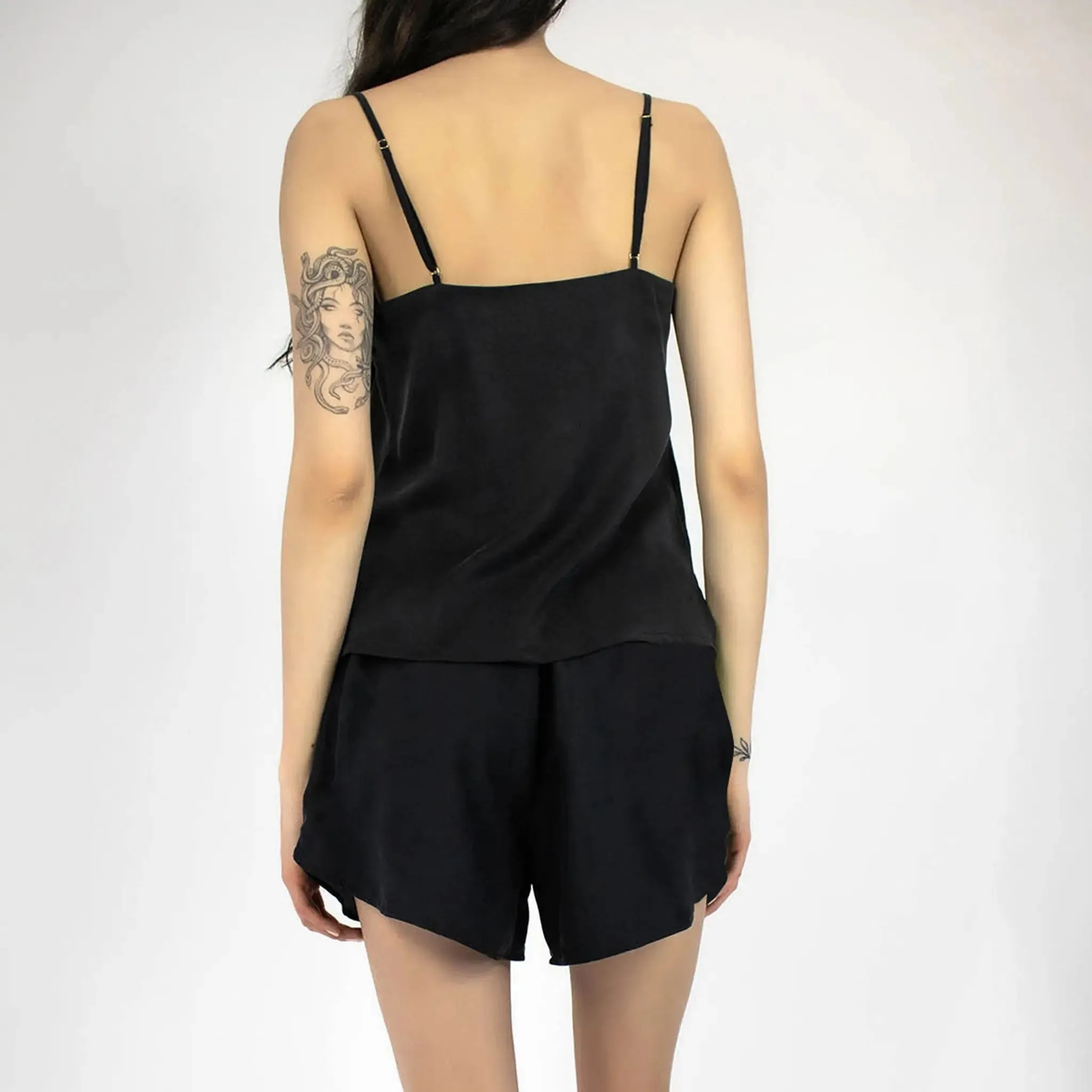 Silk Black Dreamscape Shorts