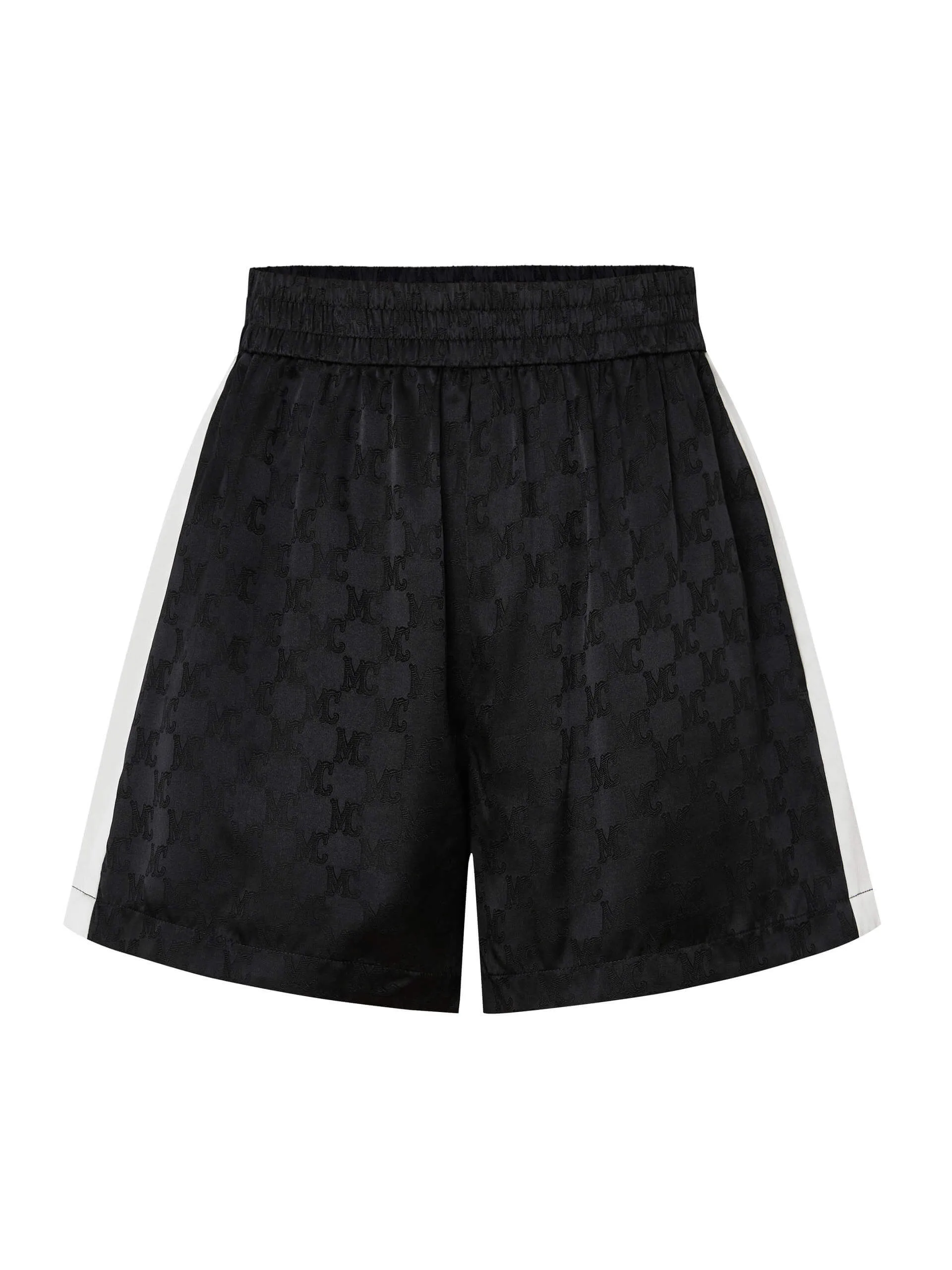 Silk Blend Jacquard Shorts