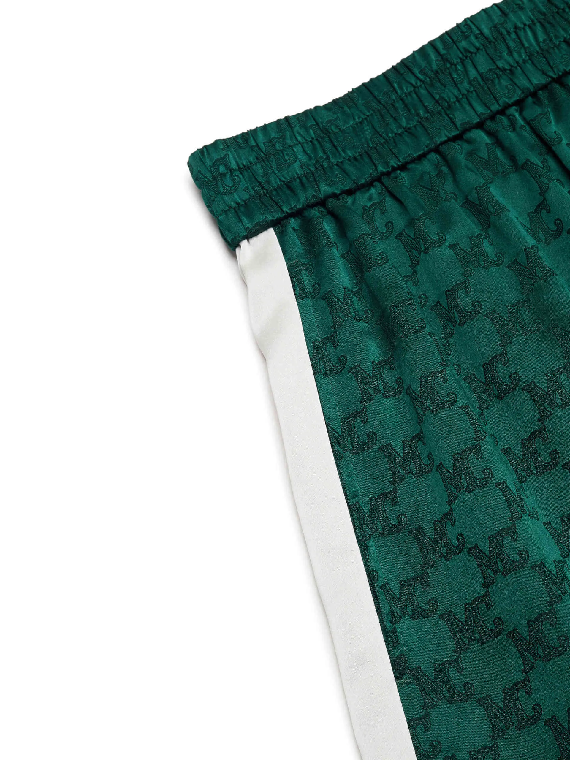 Silk Blend Jacquard Shorts