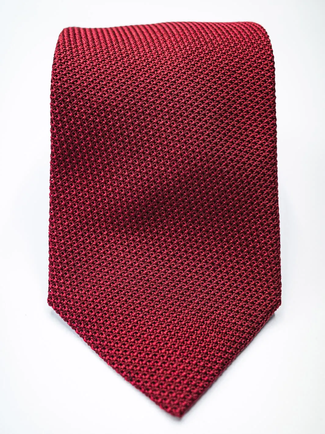 Silk Grenadine Tie - Merlot