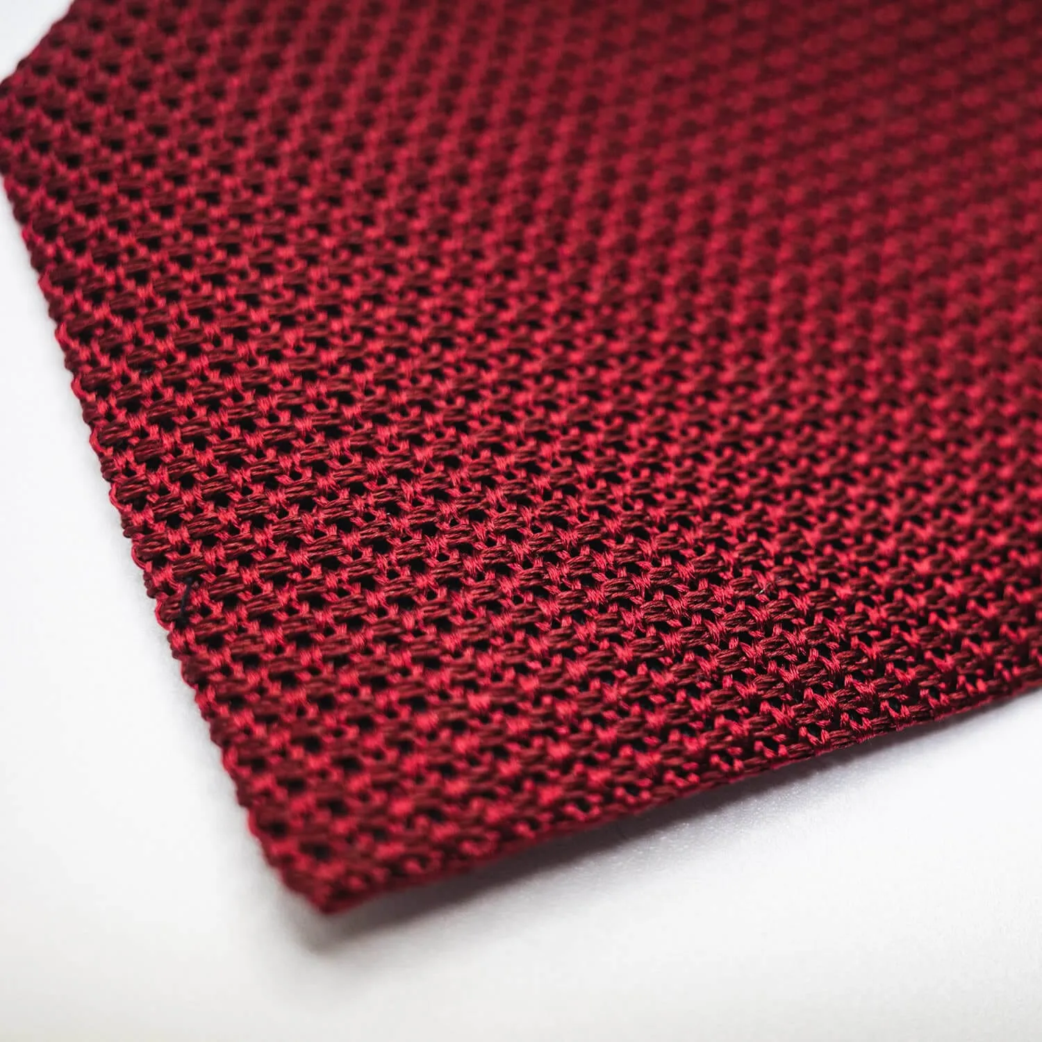 Silk Grenadine Tie - Merlot