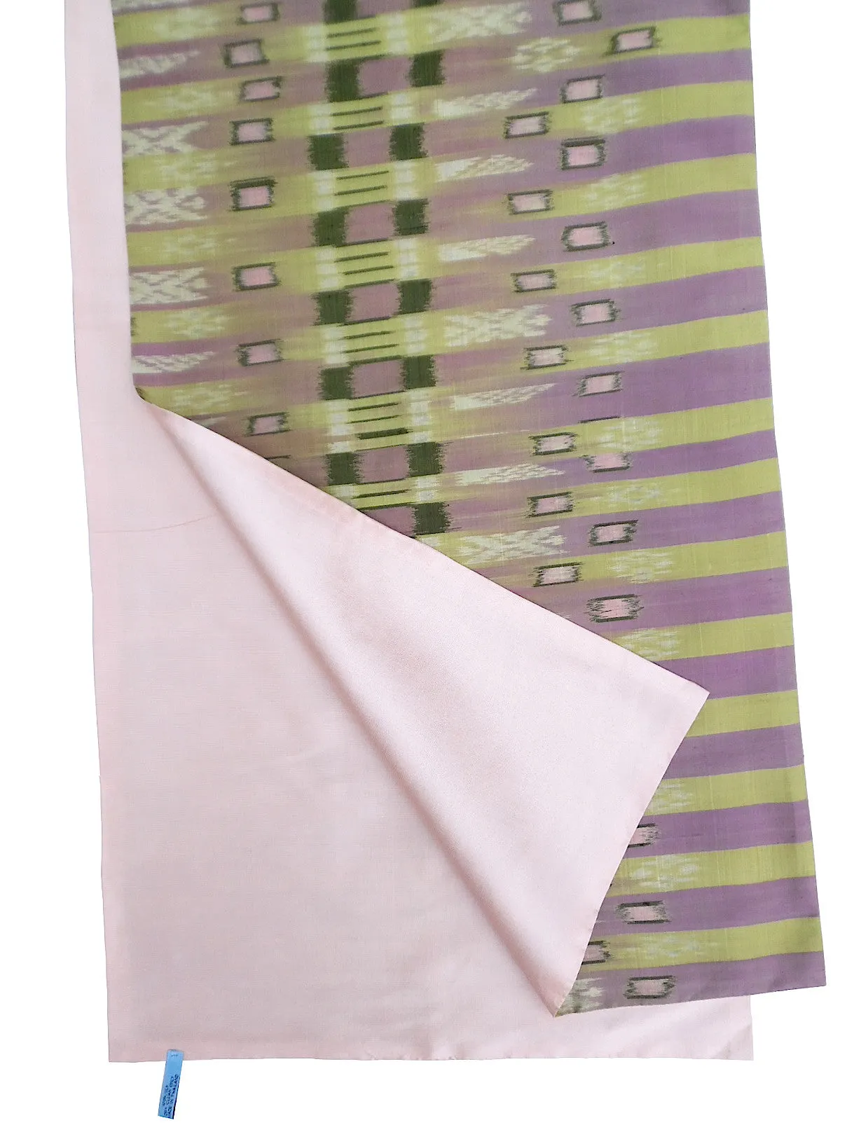 Silk Ikat Double Sided Shawl Amethyst Pearl