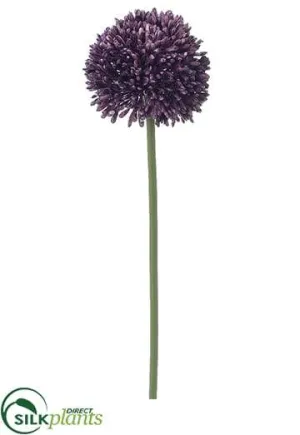 Silk Plants Direct Allium Spray - Violet - Pack of 24