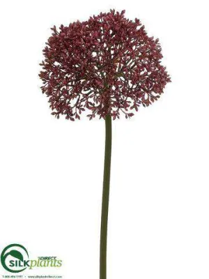 Silk Plants Direct Allium Spray - Violet - Pack of 6