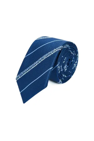 Silk Polyester Stripe Tie