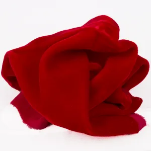 Silk Rayon Velvet - Poppy DL 27