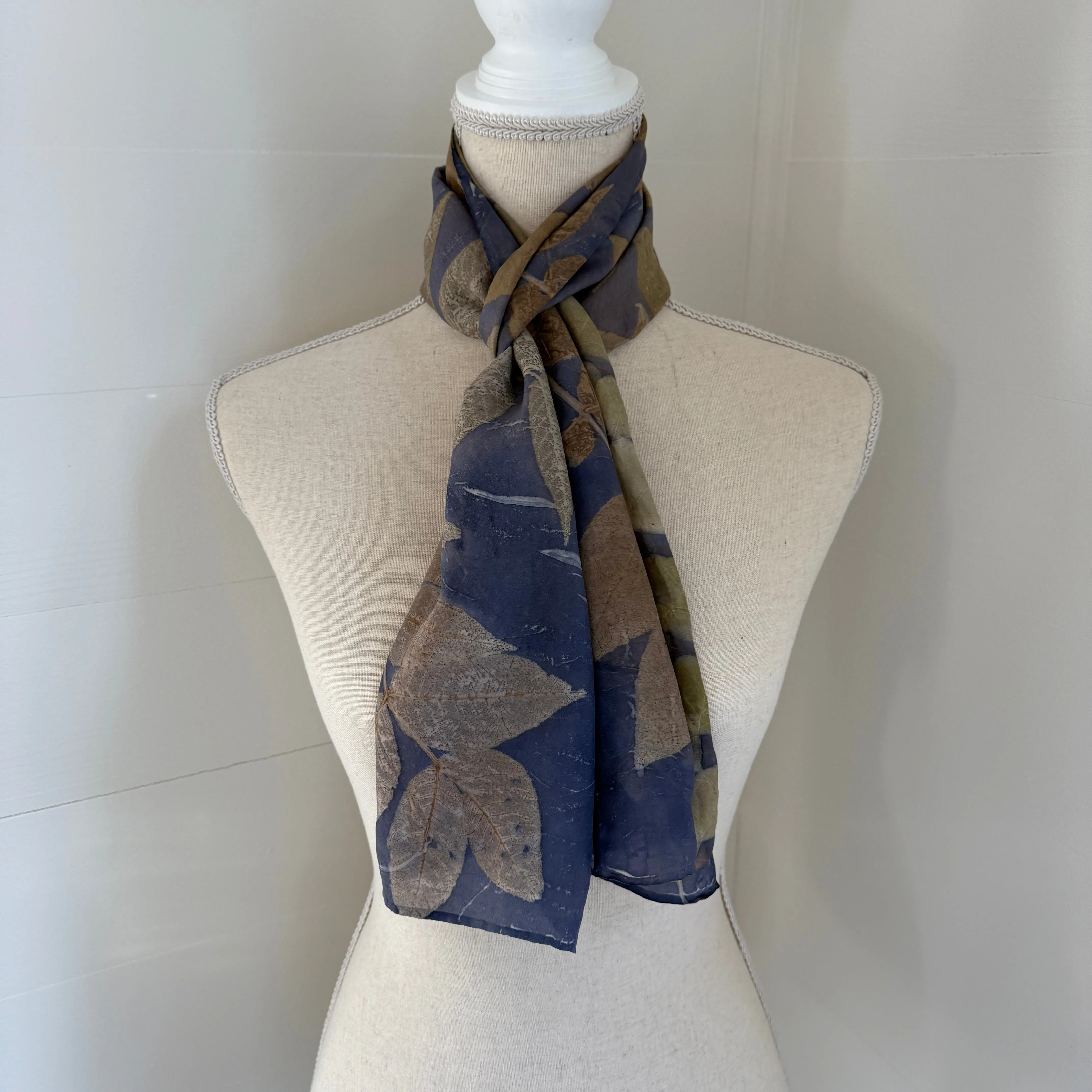 Silk Scarf | "Dianne" Dark Logwood