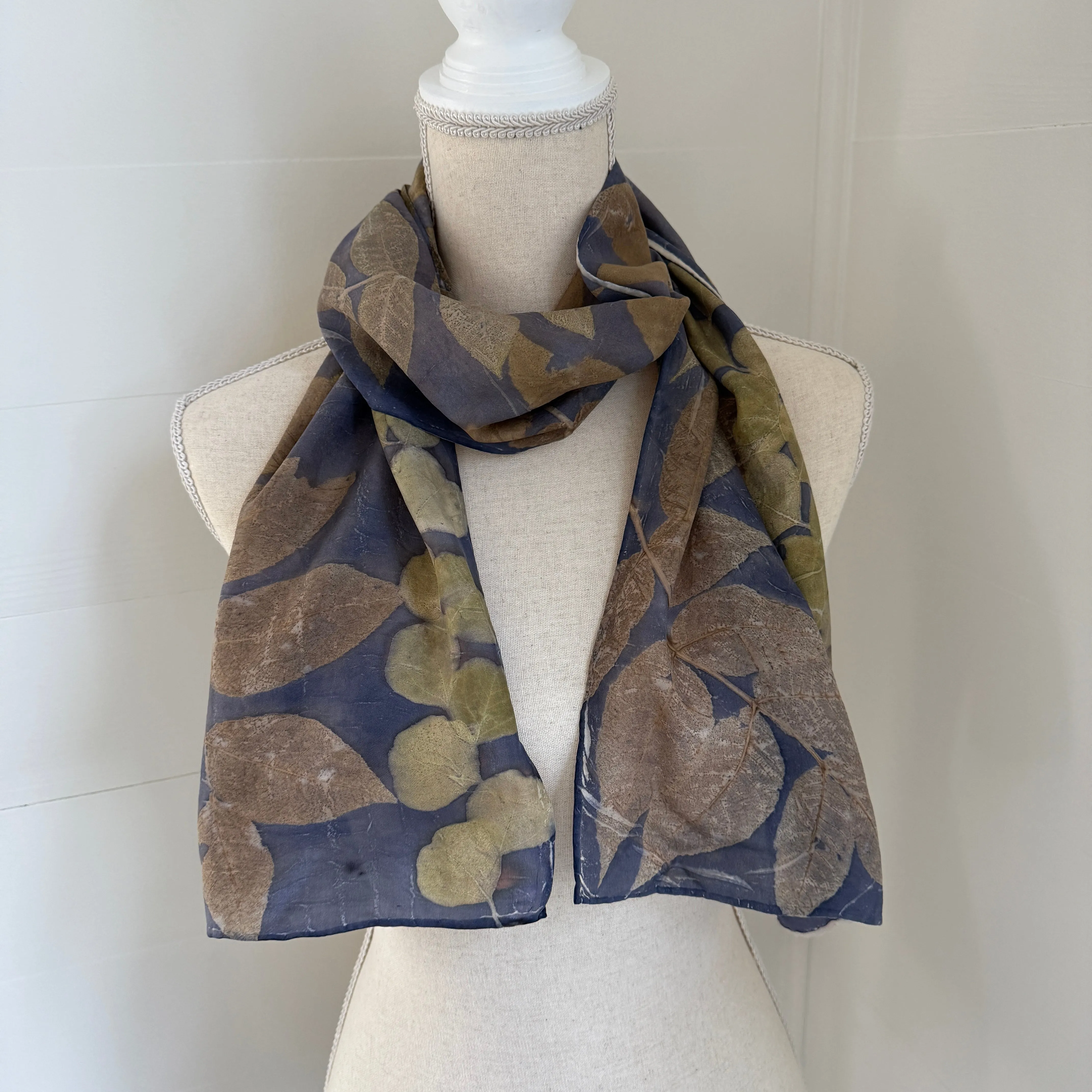 Silk Scarf | "Dianne" Dark Logwood