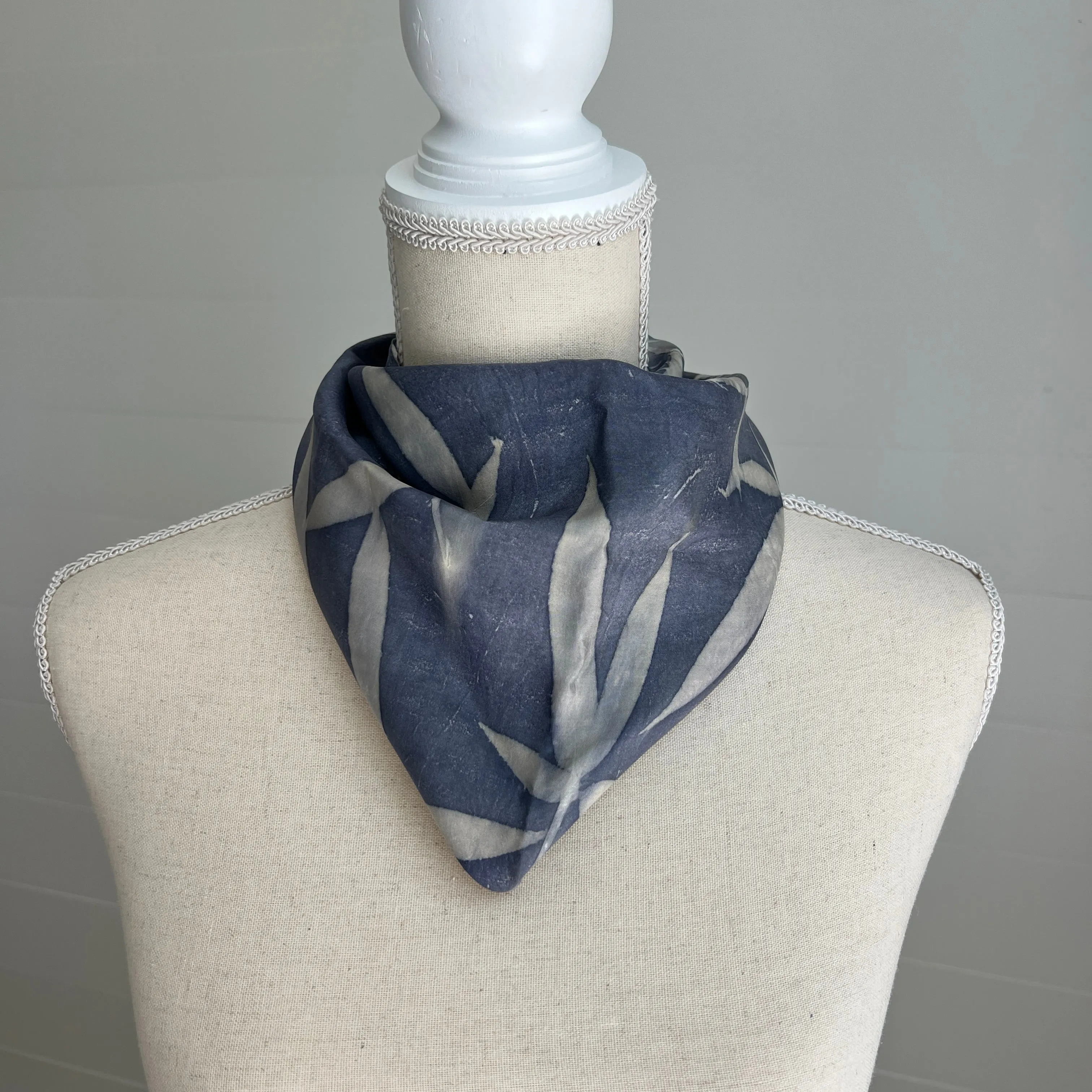 Silk Scarf | "Pamela" Dark Logwood