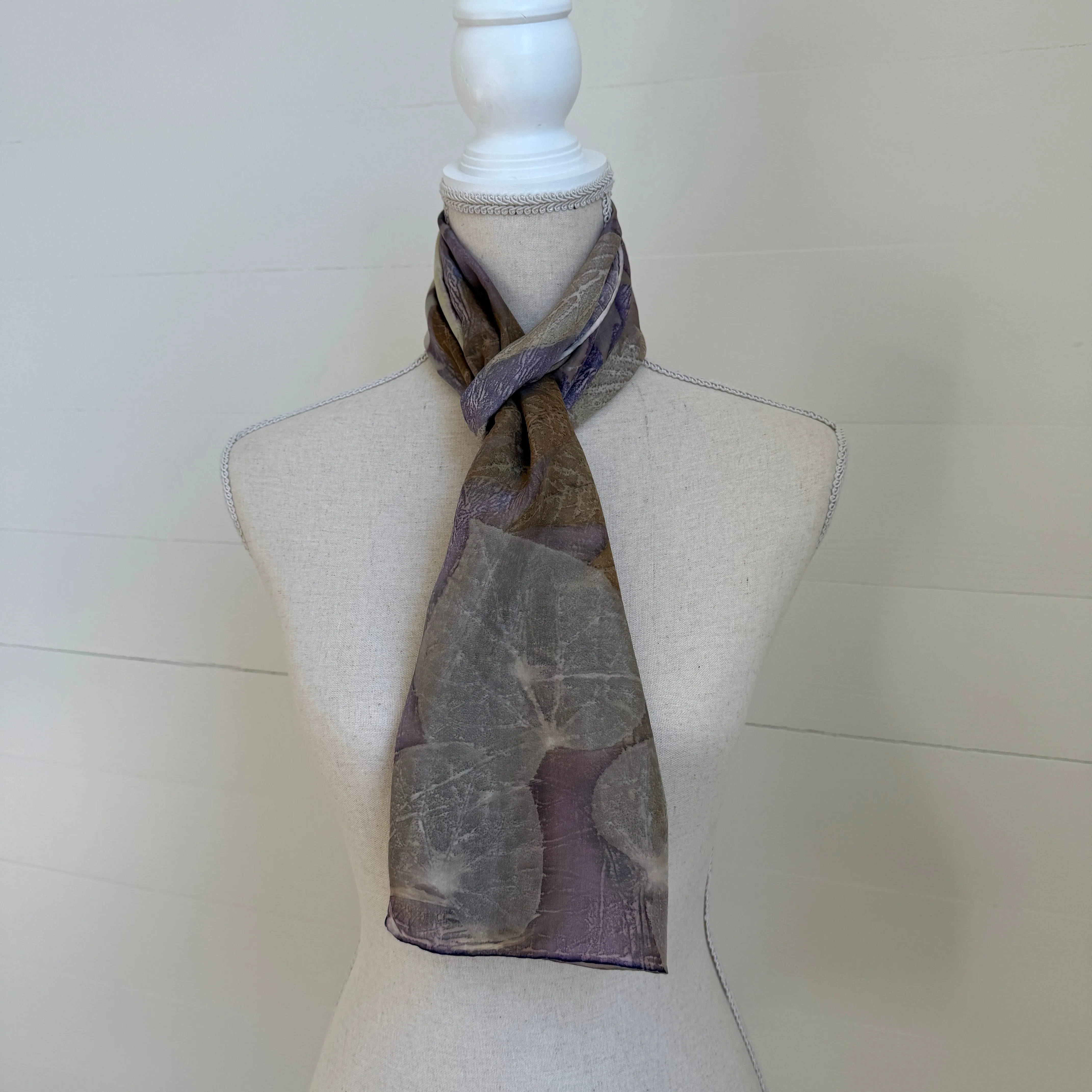 Silk Scarf | "Sue" Cochineal - Sappanwood